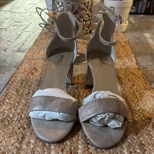 Vaneli Women's Elegant Beige Heels